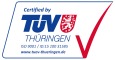 Certified by TÜV THÜRINGEN